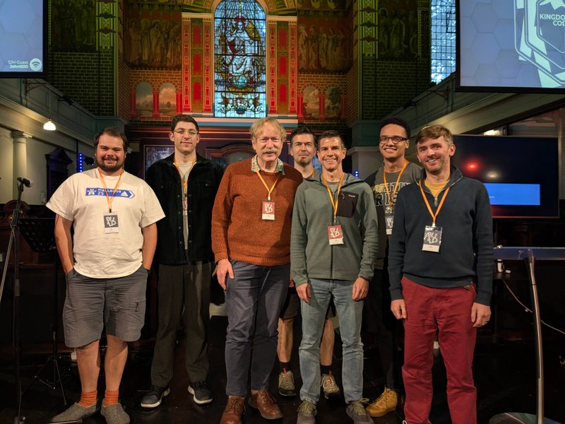 Breeze team at the Kingdom Code hackathon